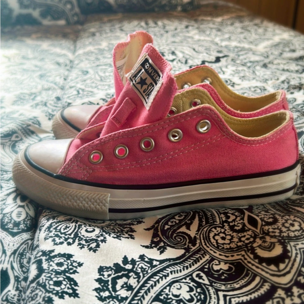 Converse Kids Sneakers in Pink and White